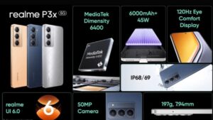 Realme P3X 5G Launched With 6000mAh Big Battery and 50MP Powerful Camera: Check Price and Features